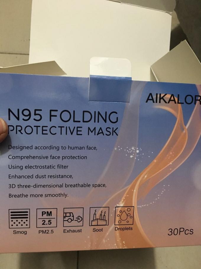 KN95 หน้ากากช่วยหายใจหน้ากากป้องกันหน้ากากพร้อมใบรับรอง CE FDA (30p / pack)